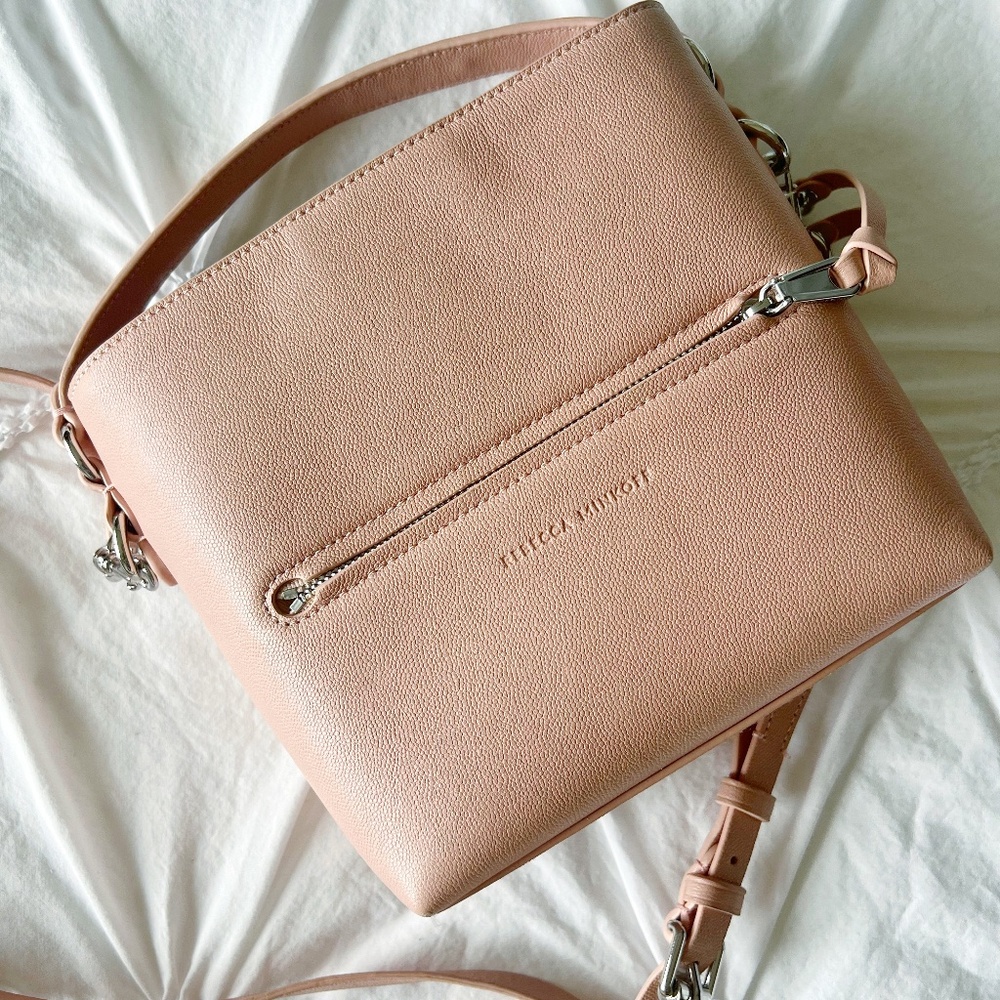Rebecca Minkoff Blush Leather Mini Bucket Bag